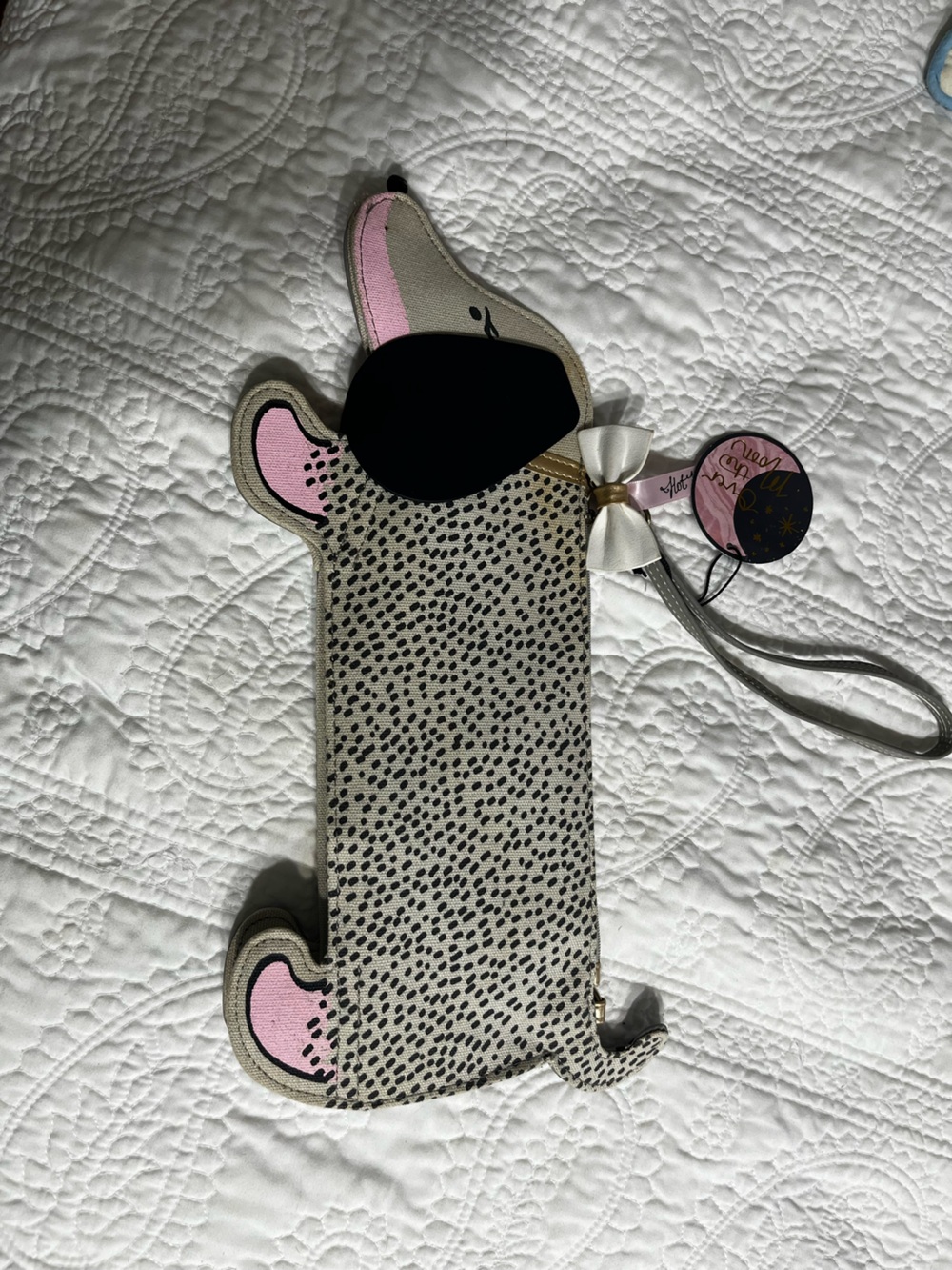 Dachshund  Wristlet Purse NWT